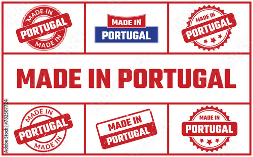 Made In Portugal Rubber Stamp Set