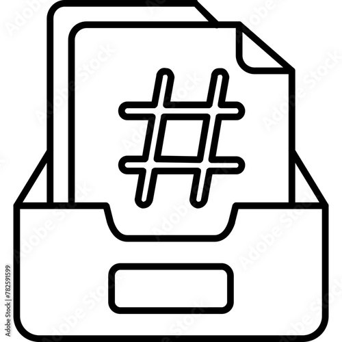 Hash Icon