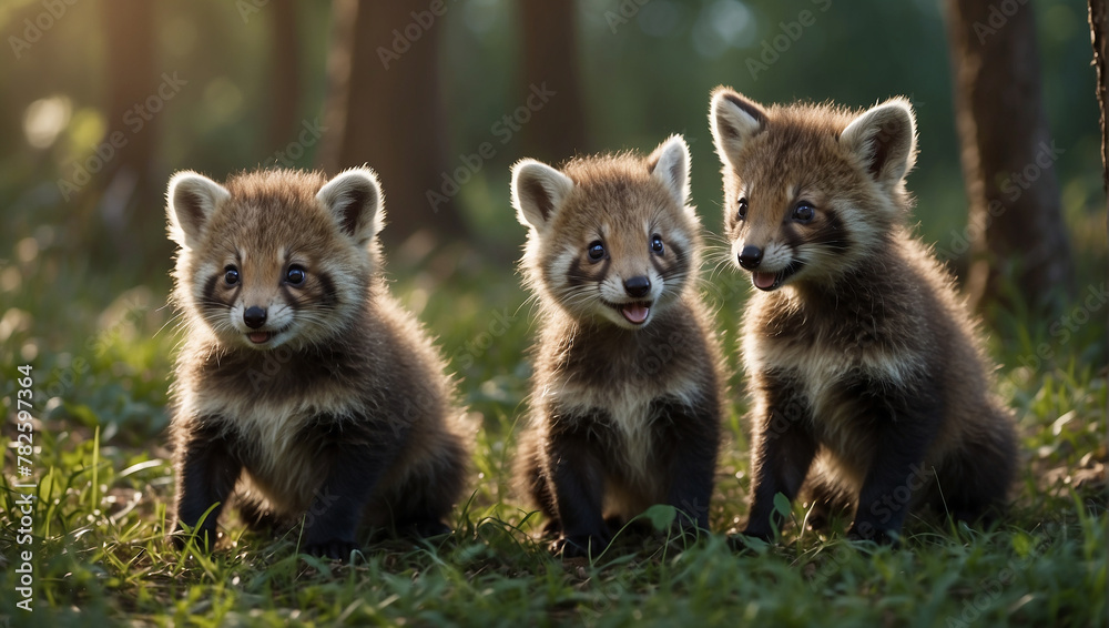 red fox in the zoo, red fox vulpes, red fox cub red fox in the zoo, red fox vulpes, red fox cub