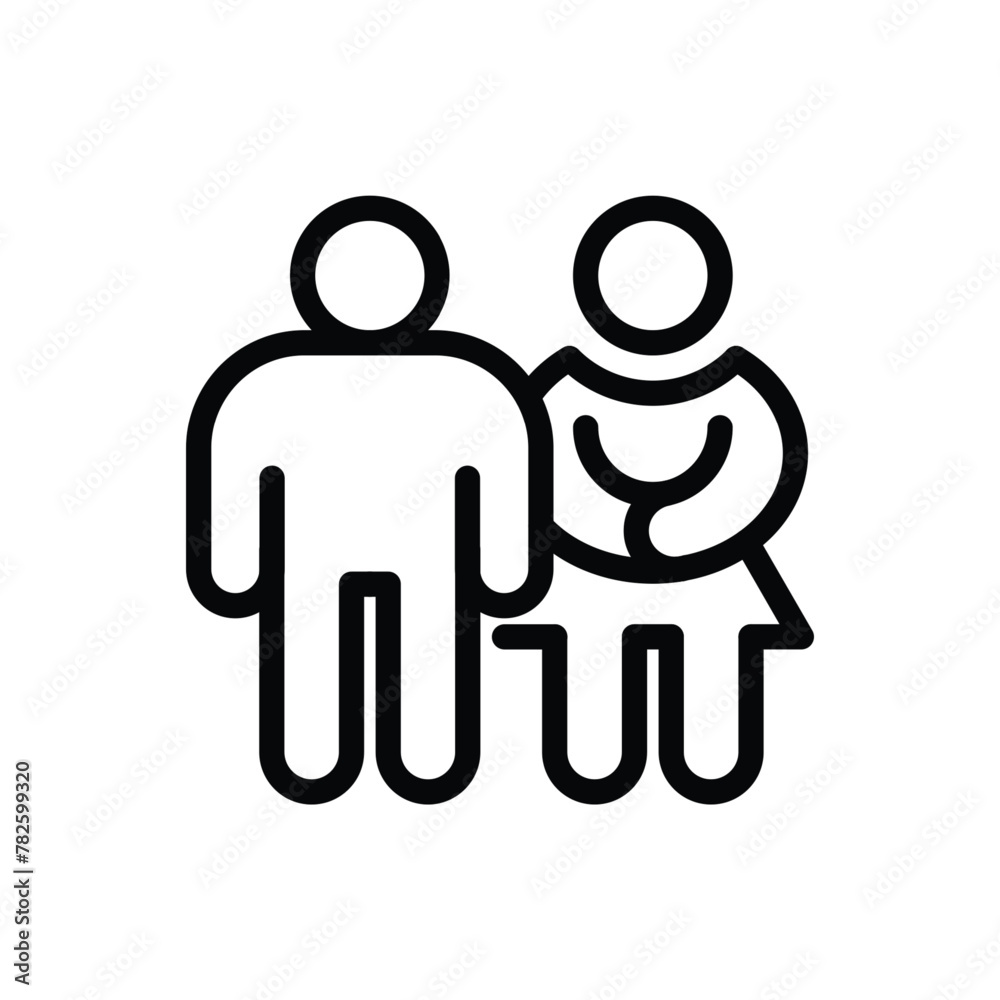 parents father and mother outline icon pixel perfect vector design good for website and mobile app parents father and mother outline icon pixel perfect vector design good for website and mobile app