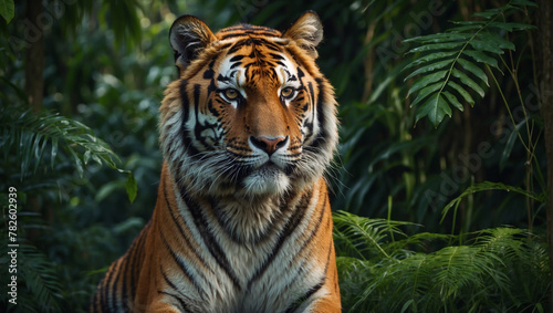 tiger in the wild tiger on the rock  tiger in the zoo