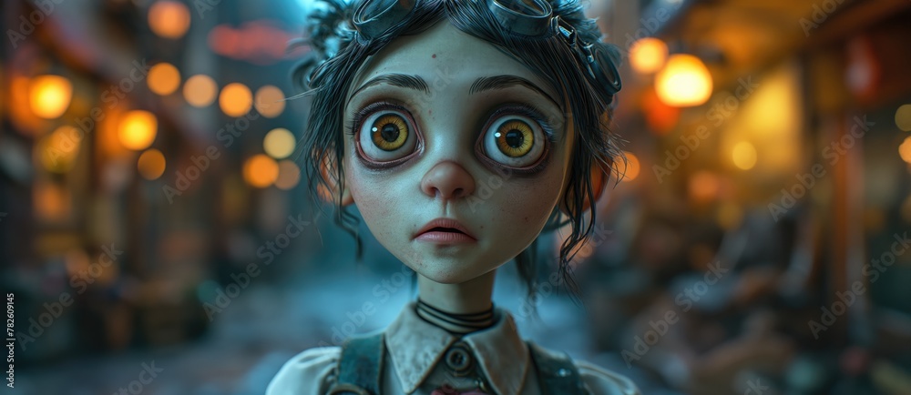Cartoon Zombie. Created with Generative AI. Cartoon Zombie. Created with Generative AI.