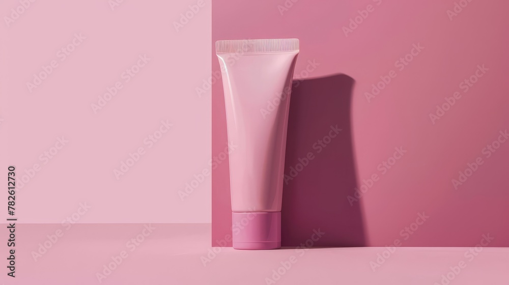 A minimalist representation of one cosmetic product A minimalist representation of one cosmetic product