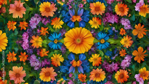 pattern with flowers, flower background, flower pattern © Laiba