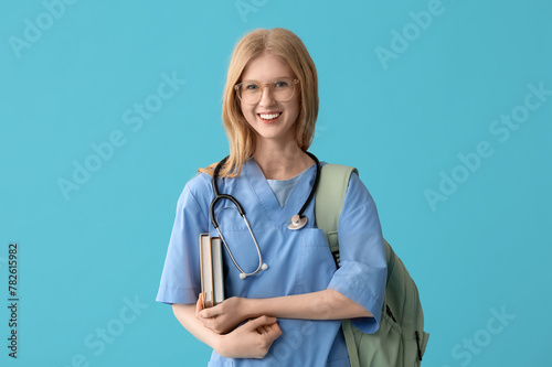 Female happy medical assist...