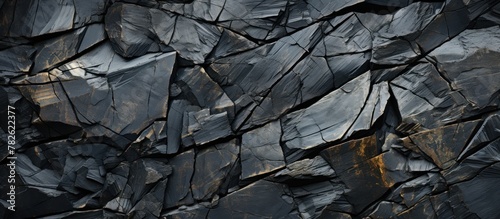 Black slate wall texture. Abstract background for design with copy space.