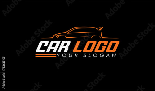illustration car logo template for car wash,modification, garage