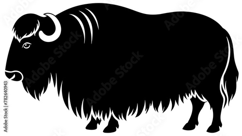 American  muskox svg file photo