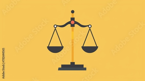 A companywide email signature featuring a scale, symbolizing the organizations dedication to making balanced and equal decisions photo