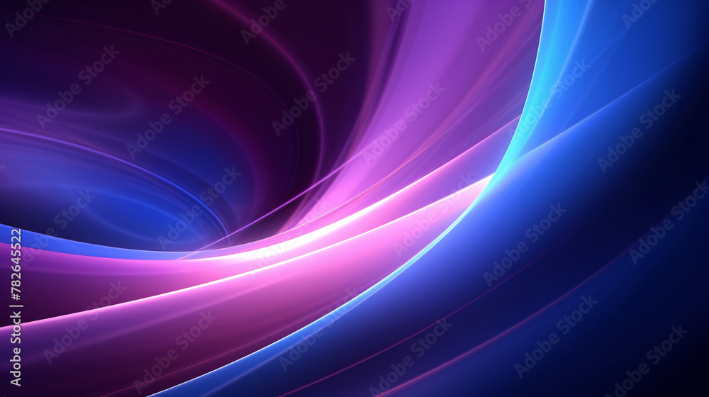 Naklejka premium Abstract blue swirl technology background, abstract graphic poster PPT background