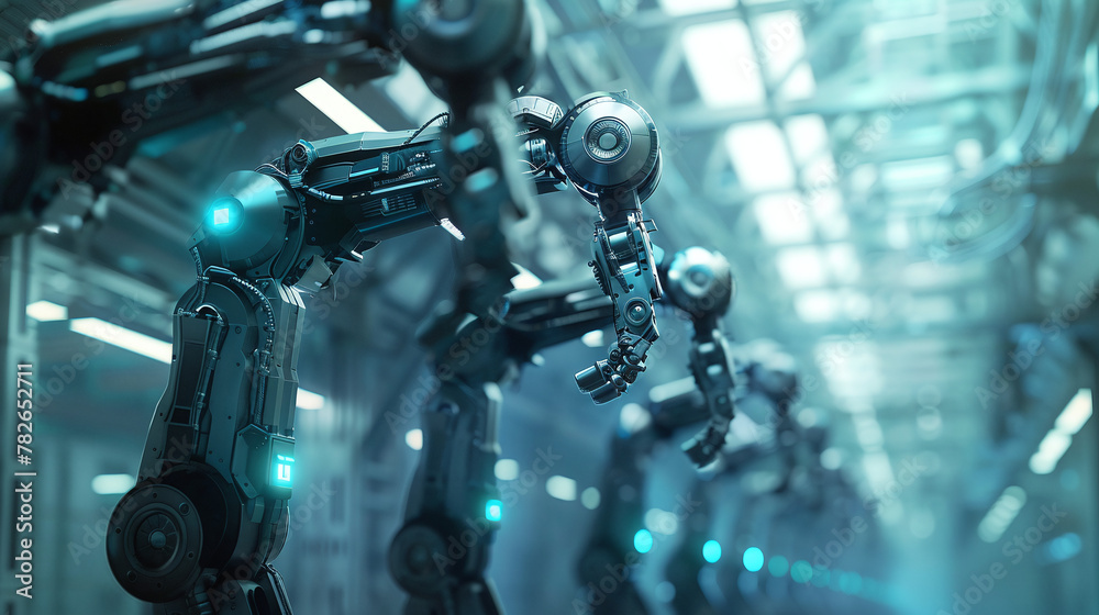 Futuristic Automation Advanced Robotic Arm in Cutting-Edge Robotics Futuristic Automation Advanced Robotic Arm in Cutting-Edge Robotics