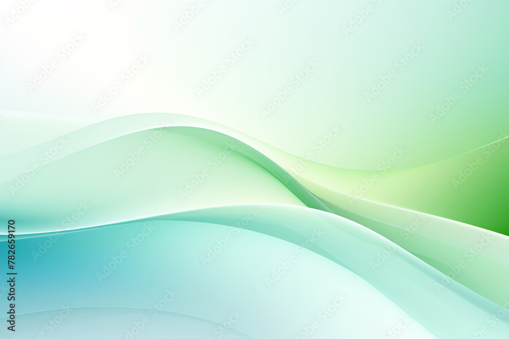 Fototapeta premium Abstract green gradient texture wallpaper, gradient abstract PPT background