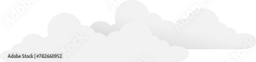 Flat style cloud