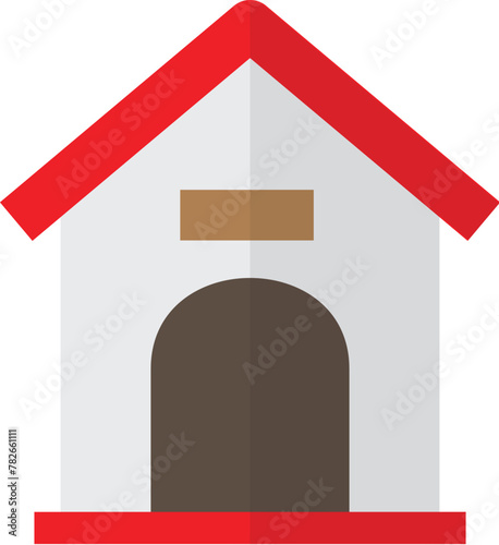 Flat style pet house