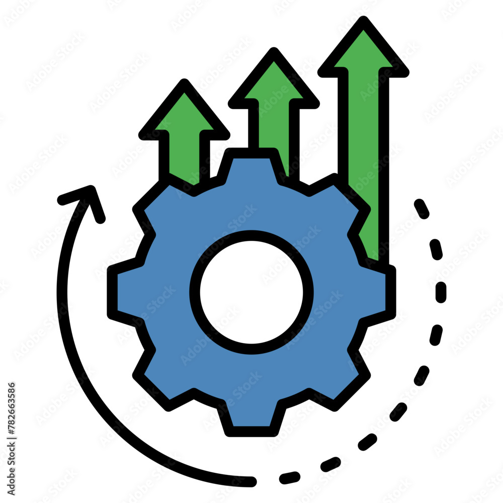 Continuous Improvement Icon Element For Design Continuous Improvement Icon Element For Design