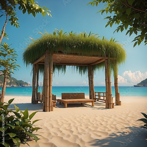 hut on the beach (ID: 782678947)