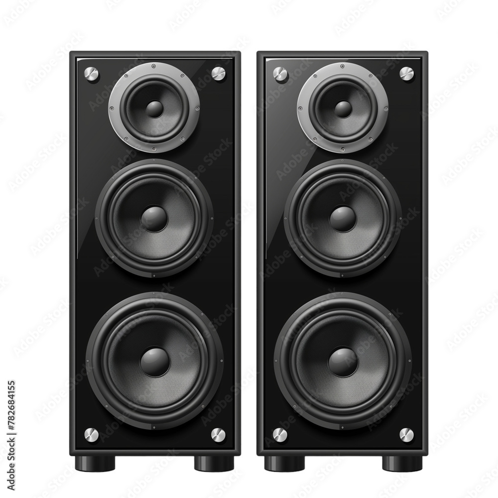 Components of a sound system speaker box that produces high quality bass music to complement the home interior with a transparent background. Great for business, background, web, design etc Components of a sound system speaker box that produces high quality bass music to complement the home interior with a transparent background. Great for business, background, web, design etc