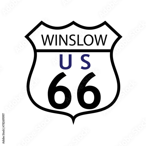Winslow Arizona Route 66 Sign photo
