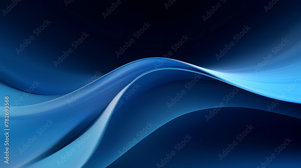 Digital technology blue geometric curve abstract poster web page PPT background