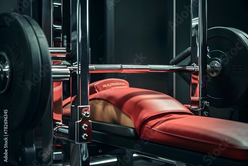 bench press fitness equipment gym abs bodybuilding upholstery ergonomic workout