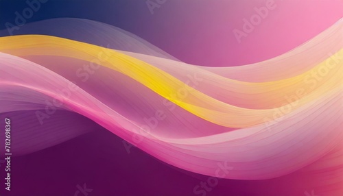 Study of Abstract Gradient Dynamics: Exploring Pink, Yellow, and Purple Color Flow"