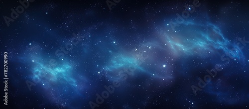 3d abstract space sky with stars and nebula Background Generative AI