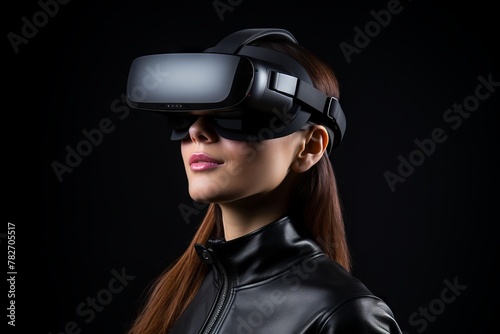VR headset with interactive VR games © KerXing