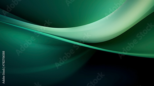 Wallpaper Mural Digital technology green geometric curve abstract poster web page PPT background Torontodigital.ca