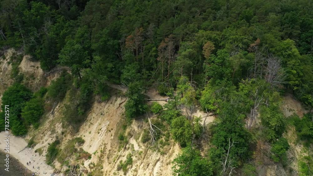 Beautiful Cliff Gdynia Orlowo Piekny Klif Aerial View Poland Beautiful Cliff Gdynia Orlowo Piekny Klif Aerial View Poland