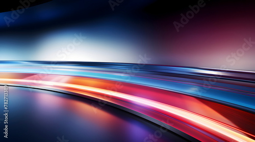 Digital future motion curve abstract graphic poster web page PPT background