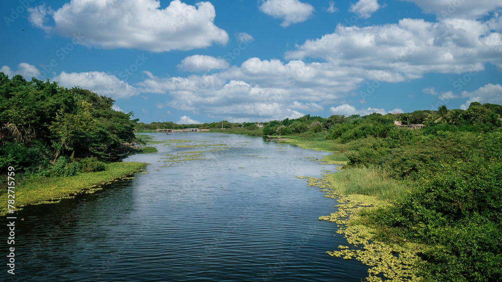 Natural landscape with a view of the Totumo swamp in Bolivar, Colombia. Natural landscape with a view of the Totumo swamp in Bolivar, Colombia.