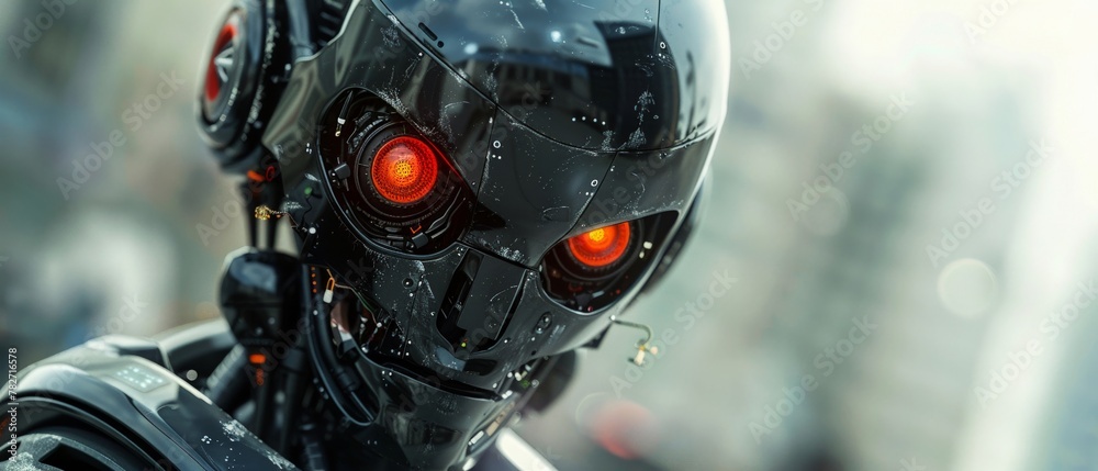 Fototapeta premium Robots that perform tasks in hazardous environments to protect humans