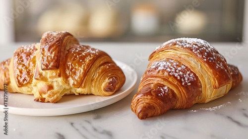 Flaky croissants and decadent pastries
