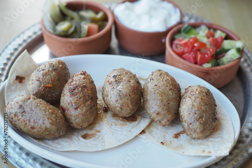 closeup of Turkey Meatballs on a plate 