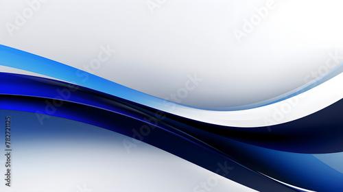 Digital technology white black blue geometric curve abstract poster web page PPT background