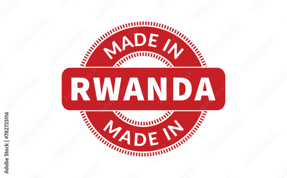 Made In Rwanda Rubber Stamp Made In Rwanda Rubber Stamp