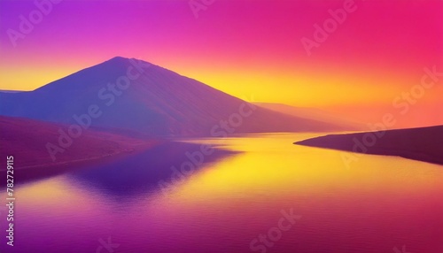  Pink Lemonade Sunset  A Vibrant Gradient 