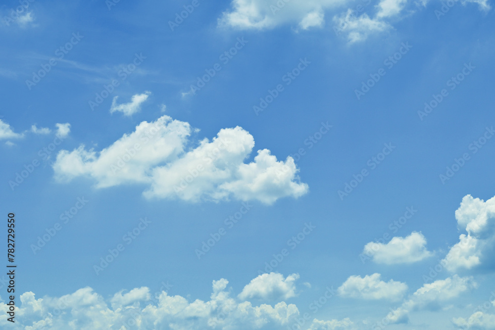 clear blue sky with white cloud, good weather in the morning have a nice day clear blue sky with white cloud, good weather in the morning have a nice day