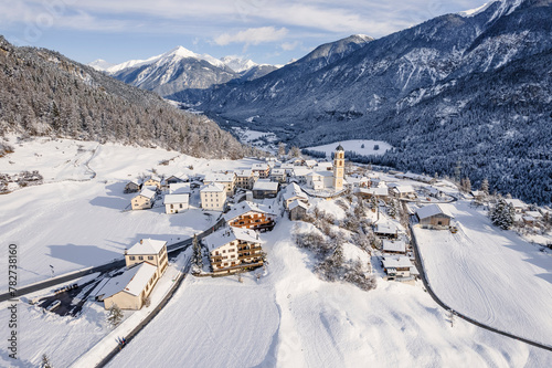 Brienz im Kanton Graubünden photo