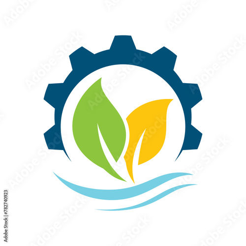 environmentally friendly electricity supply logo design