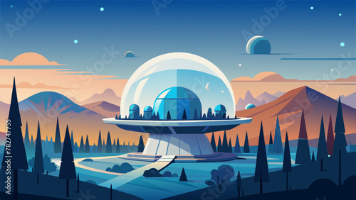 In the far reaches of the universe the Stellar Arcology stands as a hub of civilization a selfsustaining ecosystem that houses a thriving