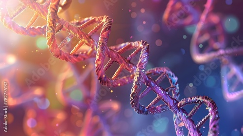Intricate Genetic Code Revealing Muscular Dystrophy Disorder