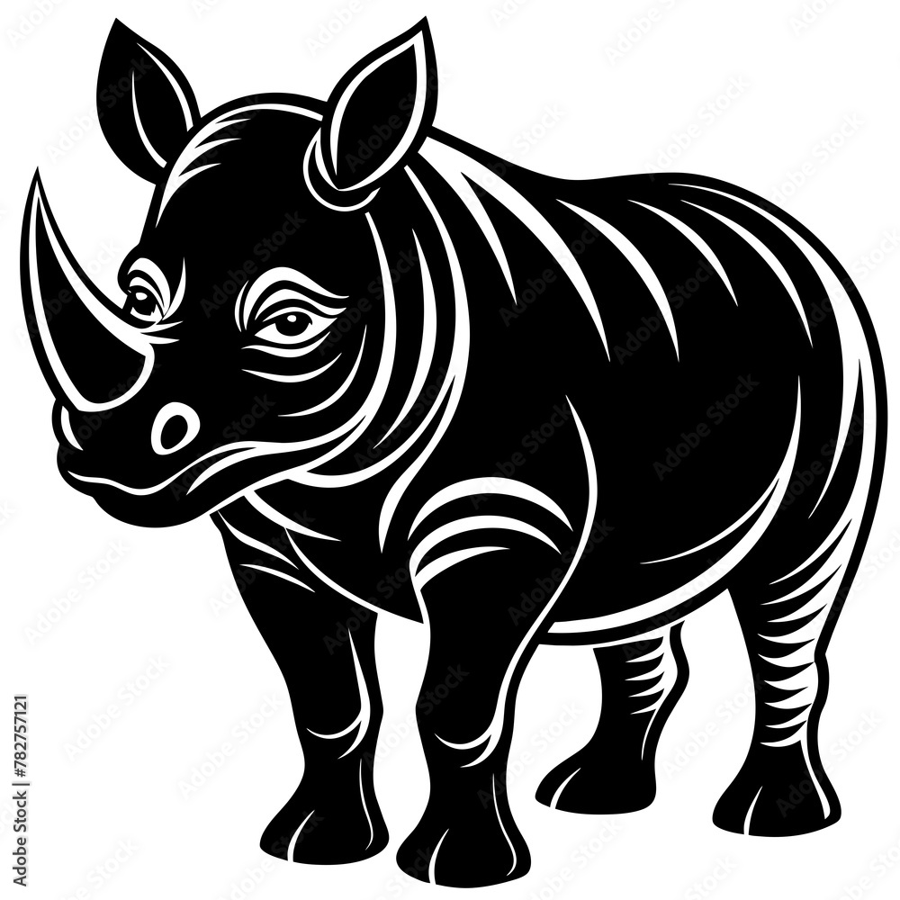 rhino head mascot,rhino silhouette,vector,icon,svg,characters,Holiday t shirt,black rhino face drawn trendy logo Vector illustration,rhino on a white background,eps,png