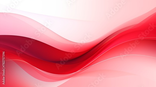 Abstract red wavy business background. Vector illustration.