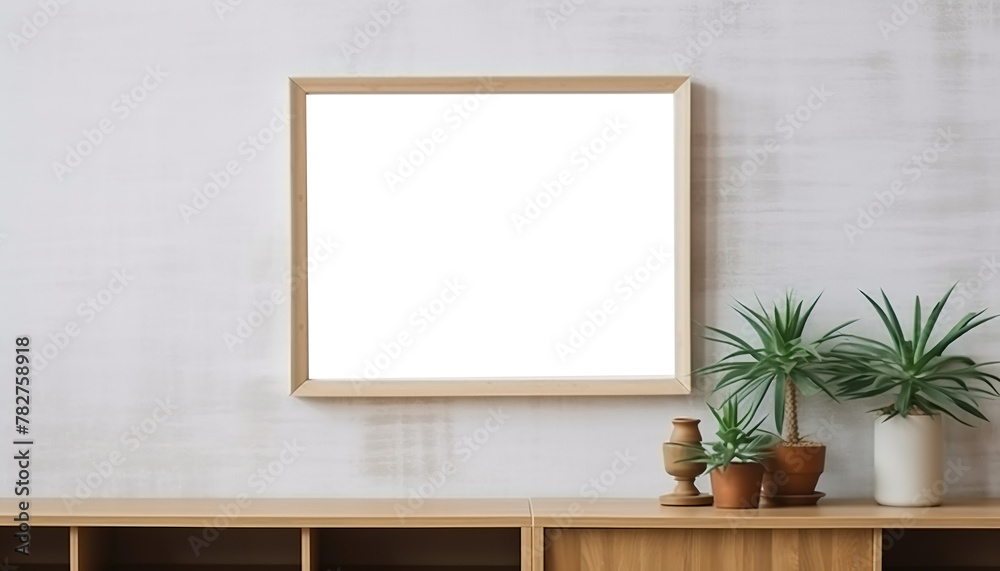 Modern inviting Art Living Room  Mockup,  living room interior poster frame mockup