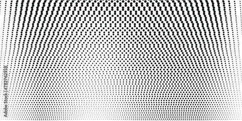 Abstract halftone dotted background. Futuristic grunge pattern, dots, waves. Vector modern pop art style texture for posters, sites, business cards. eps 10