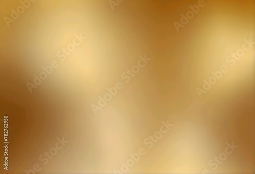 Gold gradient blurred background with soft glowing backdrop, background texture for design