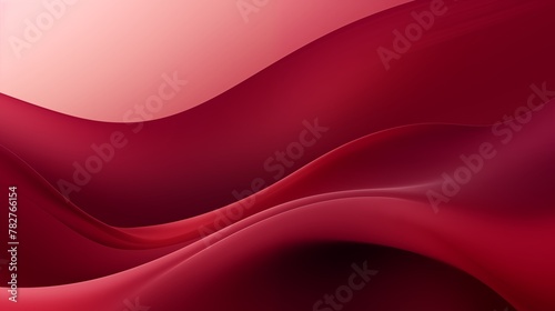 3D Salmon colour wave abstract background vector.