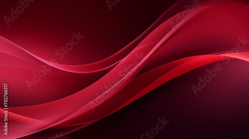 Maroon colour wave abstract background vector.