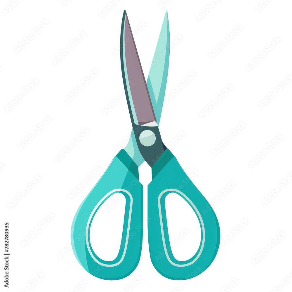 Pair of Blue Scissors Stacked isolated on a transparent background, clipart, graphic resource Pair of Blue Scissors Stacked isolated on a transparent background, clipart, graphic resource